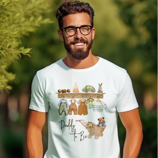 Papa zum Kinderzimmer, Teddy Bear, Baby Kleidung T-Shirt