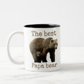 Papabär Zweifarbige Tasse (Links)