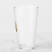 PAPABARA Retro Capybara Vater Vektordesign_1 Glas (Links)