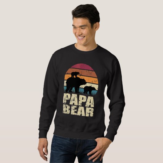 Papabear Gemini Bears Camping Papua-Neuguinea Sweatshirt (Vorne ganz)