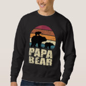 Papabear Gemini Bears Camping Papua-Neuguinea Sweatshirt (Vorderseite)