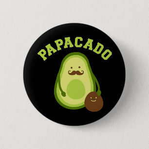 Papacado lustiges Geschenk neue Papa oder Papa Ank Button