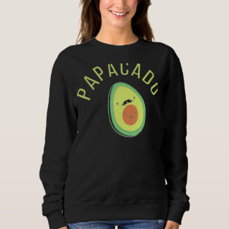 Papacado und Avocado Vater mit Kind Sweatshirt