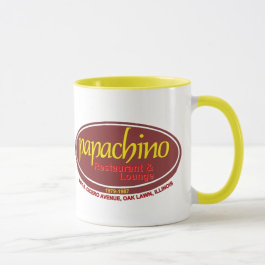 Papachino Restaurant & Lounge, Eichenrasen, IL Tasse (Rechts)