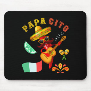 Papacito Family Cinco De Mayo T-Shirt Mexikanische Mousepad