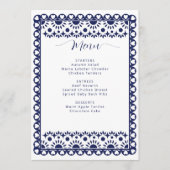 Papado Picado Boho Brautparty Menükarte (Vorderseite)