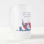 Papaen Sagrada Família Mattglas Bierglas (Vorderseite Links)