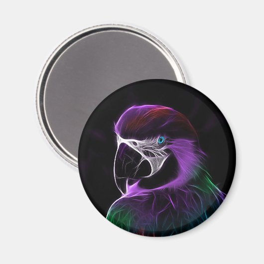 Papagei #2 magnet (Vorderseite/Rückseite)