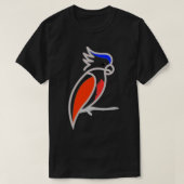Papagei 85 2 T-Shirt (Design vorne)