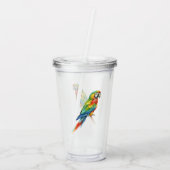 Papagei Acryltrinkbecher (Rückseite)