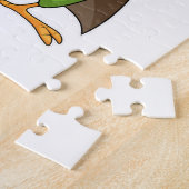 Papagei als Assistent mit Hut Puzzle (Seite)
