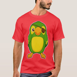 Papagei als Pirate mit Eyepatch T-Shirt
