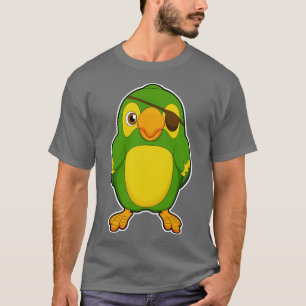 Papagei als Pirate mit Eyepatch T-Shirt