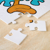 Papagei als Pirate mit Schwert Puzzle (Seite)