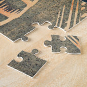 Papagei am Rande einer blühenden Rose Bush Puzzle (Seite)