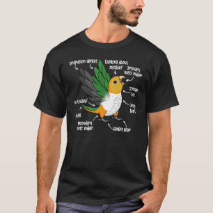 Papagei Anatomie I Weißbauchkaike T-Shirt