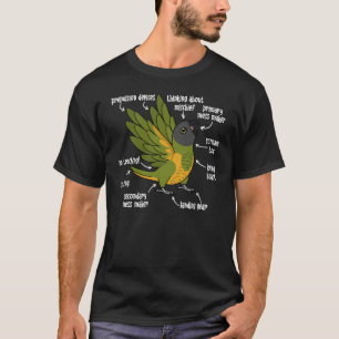 Papagei-Anatomie T-Shirt