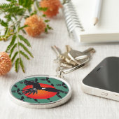 Papagei Ara Schlüsselger Schlüsselanhänger (Seite)