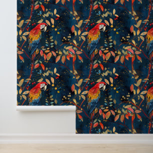 Papagei Ara Tropischer Dschungel Tapete