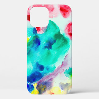 Papagei auf Baum, Vogel Abstrakt Bright Wasserfarb Case-Mate iPhone Hülle