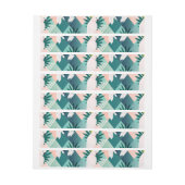 Papagei auf Palm 1 (Bogen)