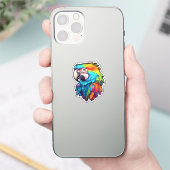 Papagei Aufkleber (Telefon)