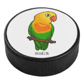 Papagei aus niedlichem Cartoon Eishockey Puck (3/4)