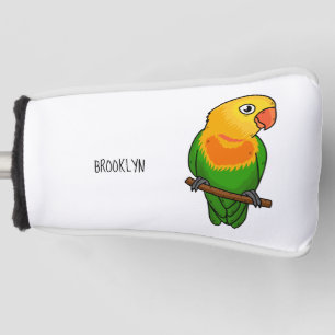 Papagei aus niedlichem Cartoon Golf Headcover