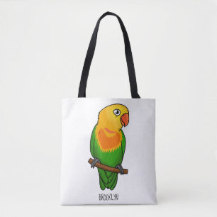 Papagei aus niedlichem Cartoon Tasche