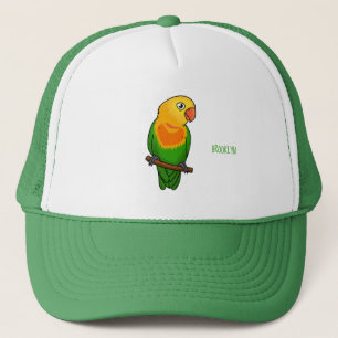 Papagei aus niedlichem Cartoon Truckerkappe