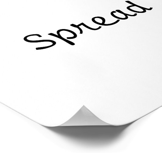 Papagei ausbreiten poster (Ecke)