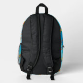 Papagei Bedruckter Rucksack (Rückseite)