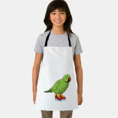 Papagei bei Ice-Skaten mit Ice-Skaten Schürze (Insitu)