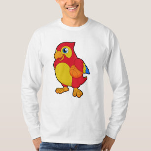 Papagei beim Basketballsport T-Shirt