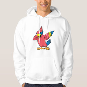 Papagei beim Hip Hop Dance Dab Hoodie