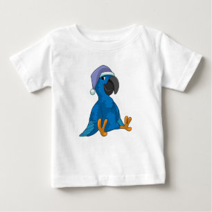 Papagei beim Schlafen mit Nachtmütze Baby T-shirt