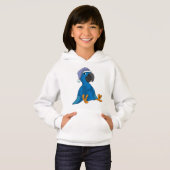 Papagei beim Schlafen mit Nachtmütze Hoodie (Vorne ganz)