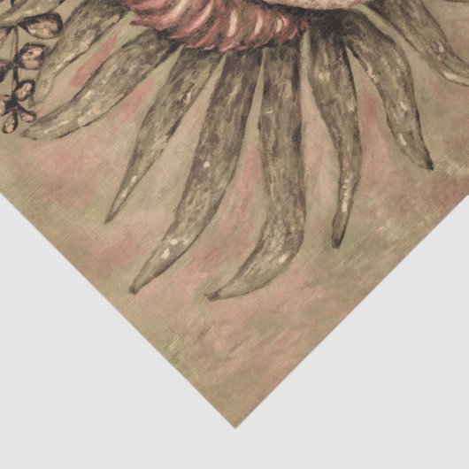 Papagei Bird Ephemere Seidenpapier (Detail)