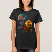 Papagei-Blume T-Shirt (Vorderseite)