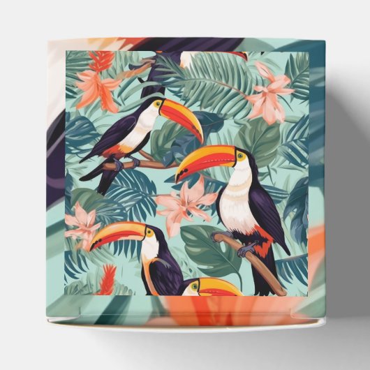 Papagei-Box Geschenkschachtel (Oben)