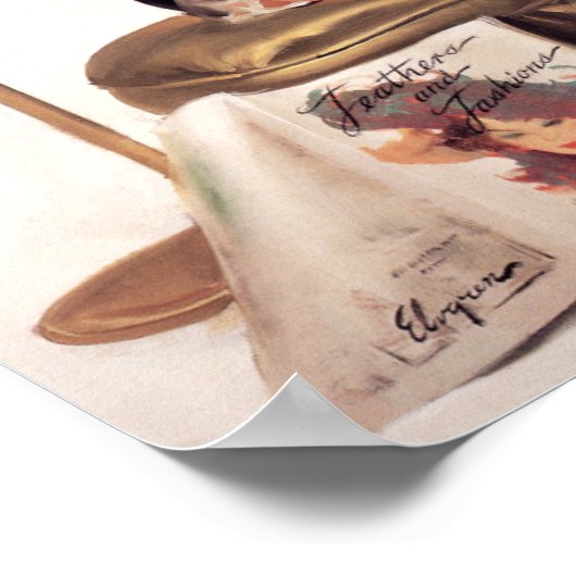 Papagei-Button Poster (Ecke)