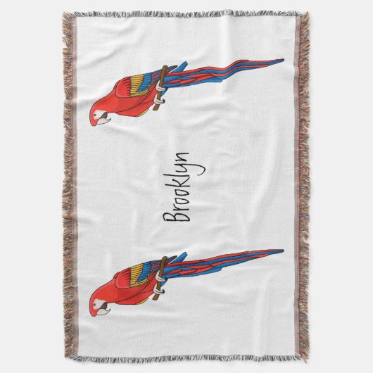 Papagei-Cartoon Decke (Vorderseite Vertikal)