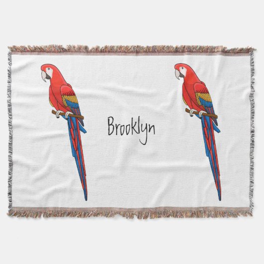 Papagei-Cartoon Decke (Vorderseite)