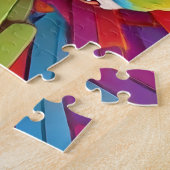 Papagei, Cartoon, farbig Puzzle (Seite)
