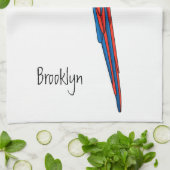 Papagei-Cartoon Geschirrtuch (Gefaltet)