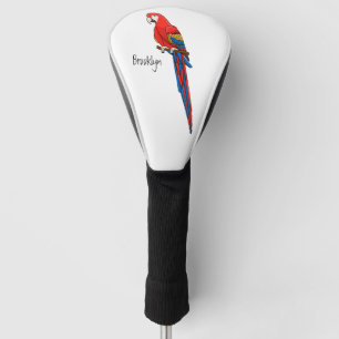 Papagei-Cartoon Golf Headcover