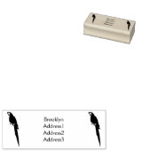 Papagei-Cartoon Gummistempel (Stempel)