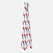 Papagei-Cartoon Krawatte (Vorderseite)