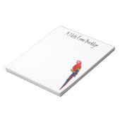 Papagei-Cartoon Notizblock (Rotiert)