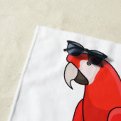 Papagei-Cartoon Strandtuch (Beispiel)
